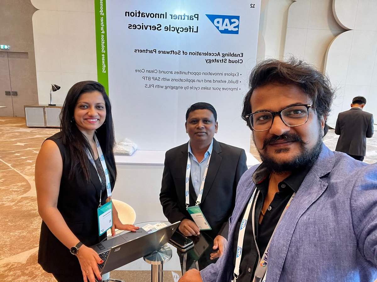 Ikyamsolutions's tweet image. We&apos;re so grateful to #SAP for hosting this event and providing us with an opportunity to learn about the latest innovations and strategies to help our customers grow and succeed.
#SAPPartnerSummitForSME #SAP #PartnerForever #IKYAM