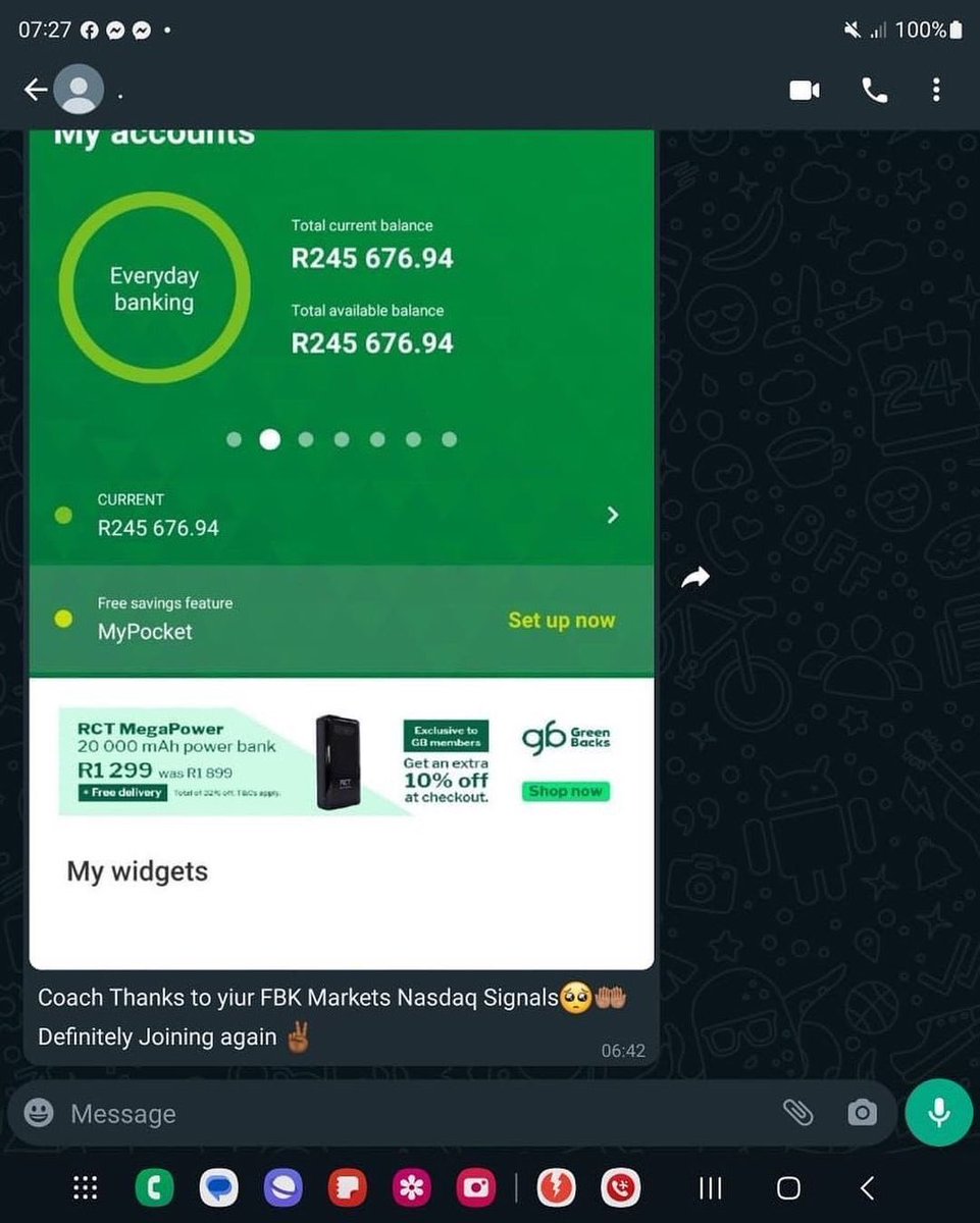 Another fbk student with a massive bank balance all from investing, they will never speak about the good we do but we moveeee…. #fbk #djcoach #forexbrokerkiller