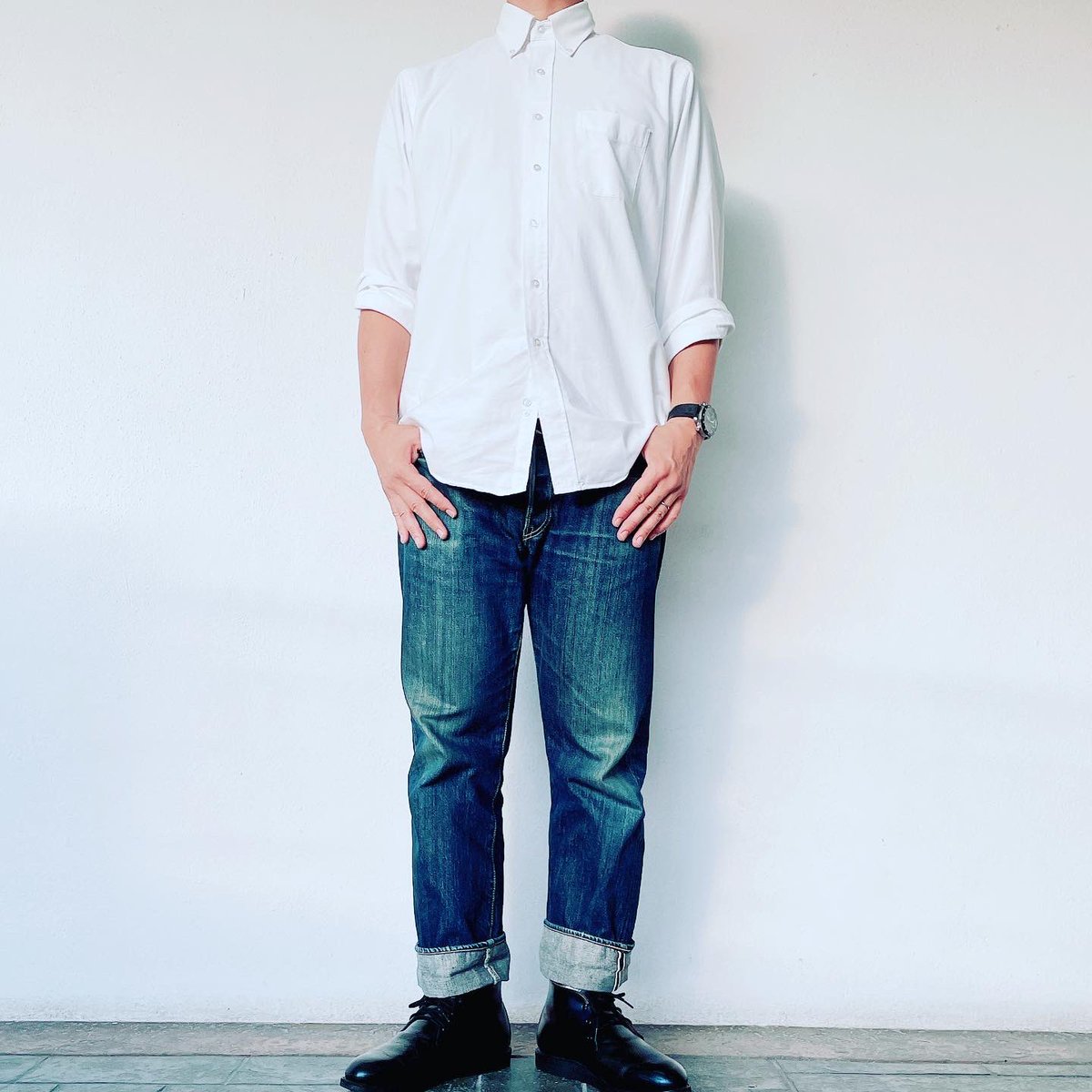 g_gorilla55's tweet photo. 明日は #アメリカンフライドポテトの日 だそうです。
ジャパンフライドポテトは無いのかなー。

shirt : #llbean 
pants : #therealmccoys 
shoes : #redwing9196 
watch : #citizenpromaster 
ポテトはモスよりマックのが好き。

#40代メンズファッション
#ゴリカジ https://t.co/Uid4tl39TR