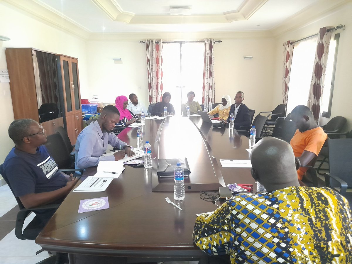 gambia_vc's tweet photo. Ongoing!!!
National Stakeholders Consultation workshop on the implementation plan of the #governmentwhitepaper on the #TRRC Report and recommendations. This project is powered by @NEDemocracy 
Follow this trend for more updates.
#neveragain 
#justiceforall 
#reparations https://t.co/mTHxAhuQjT