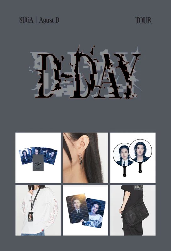 BTS SUGAのソロツアー「Agust D TOUR 'D-DAY'」の公式グッズの再販