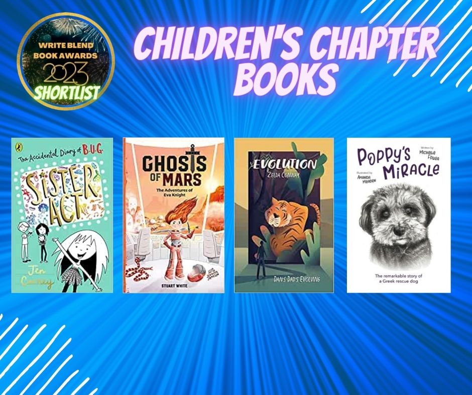 WriteBlendbooks's tweet photo. Next we have the amazing books the judges have shortlisted in the Children's Chapter Book category! https://t.co/yi39MOqtEB
