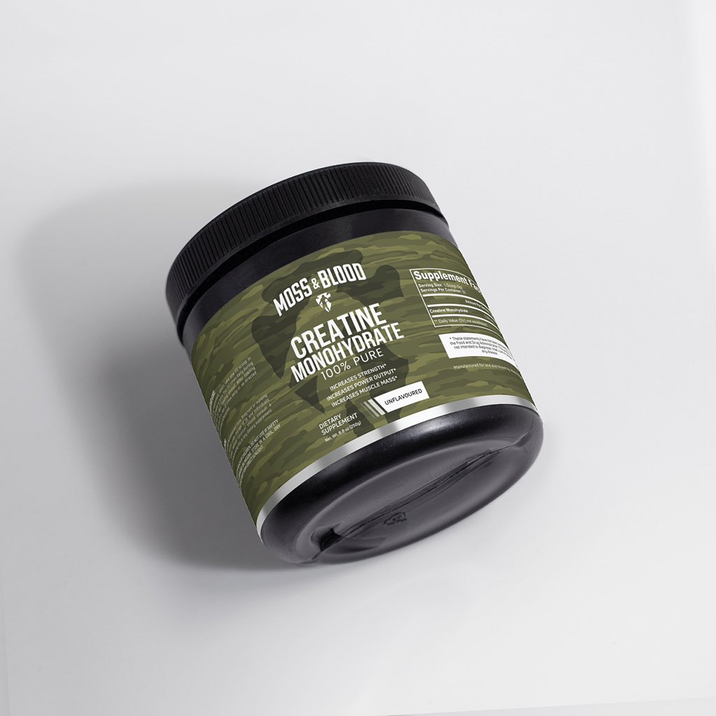 mossandblood's tweet image. Moss &amp;amp; Blood 100% Pure Creatine Monohydrate drops this Friday, May 12th at mossandblood.com

#mossandblood #creatine #newproductdrop