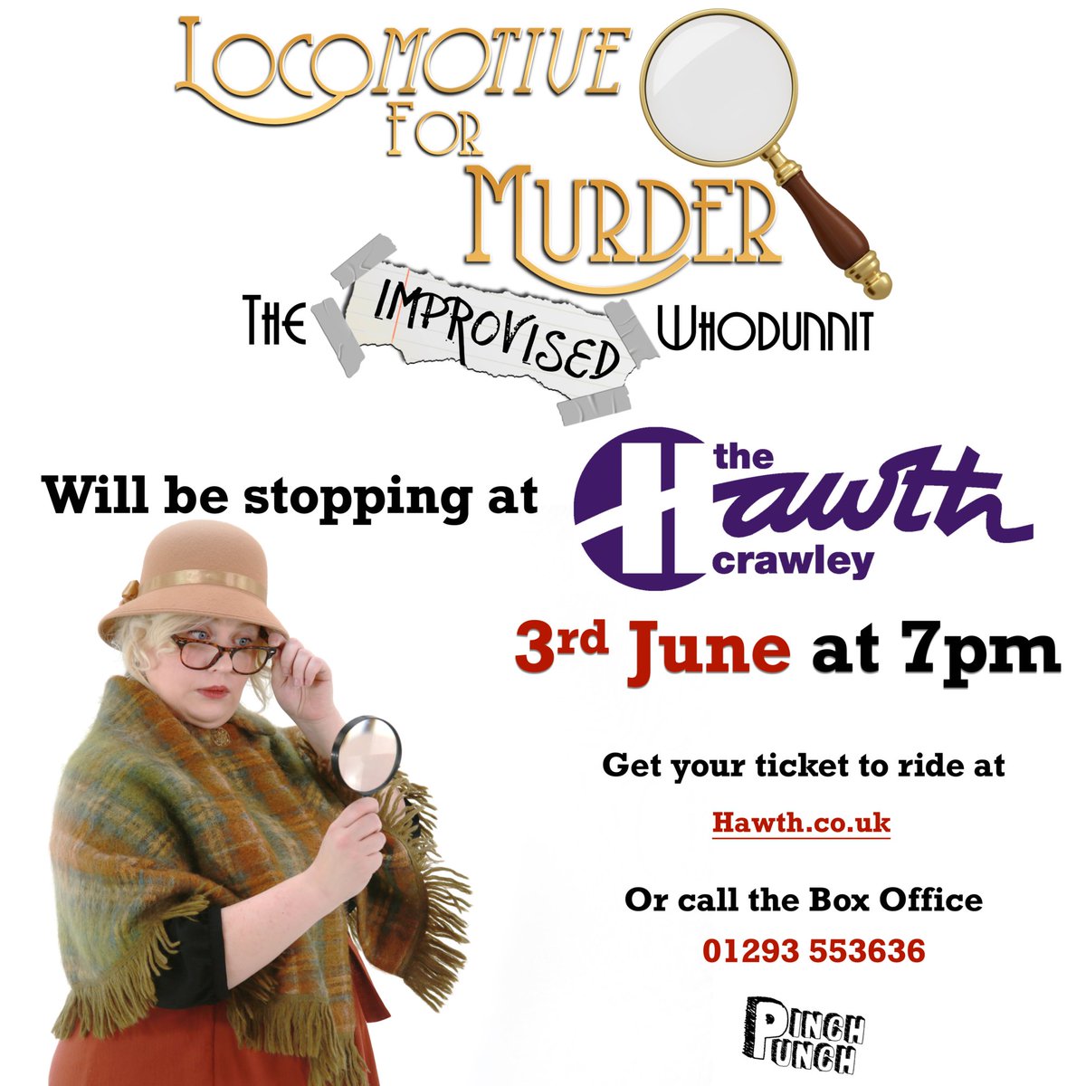 Pinch Punch Improv - Locomotive For Murder 🕵🏻‍♂️ tweet media