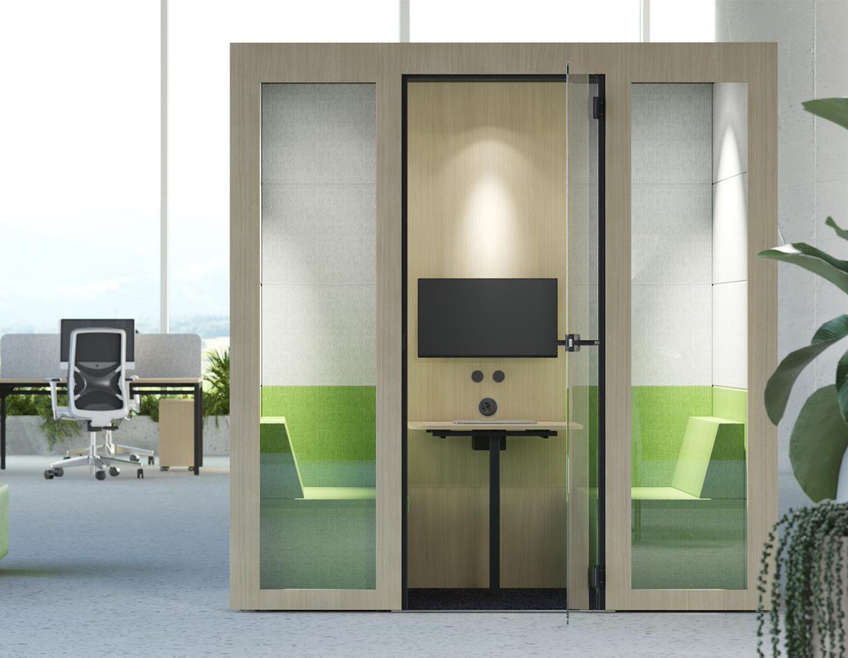 interiorsteam's tweet photo. Silent Room M is one of our most popular Acoustic Pods, designed to provide a quiet space in the modern office.
Check out the Silent Room range of Acoustic Pods & Booths https://t.co/V8oEtFiKZG
#officeinteriordesign #officefurniture #workspacedesign #meetingpods #narbutas https://t.co/8nmgRh33ww