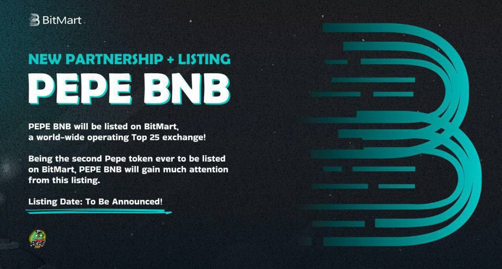 CryptoDabbler's tweet photo. Did I mention #PepeBNB? It’s gonna make #BNB great again 🐸

♦️MEXC LISTING 1300 UTC TODAY
♦️BITMART LISTING 
♦️COINTIGER LISTING 
♦️SURPRISE LISTING 
♦️KUCOIN AMA
♦️BIG PARTNERSHIP INCOMING

https://t.co/RKTEzB2SCb

@MEXC_Global @kucoincom @BNBPepe $Pepe #BSC https://t.co/P7U4YU68zU
