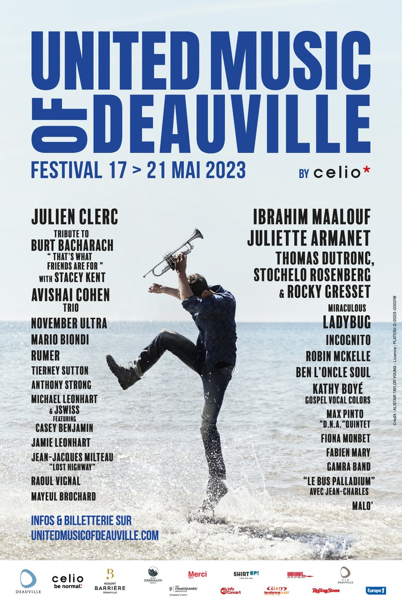 UnitedMusicOf's tweet photo. L'affiche complète du United Music of Deauville 🙌
🎫 Réservez vos places sur https://t.co/J6N4cc6Ji5. On vous retrouve dans quelques jours !
#UMOF #UnitedMusicOf #deauville https://t.co/YVCdatAqKm