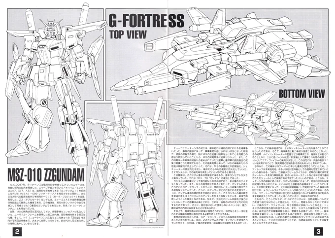 MGZZガンダムの組み立て説明書が出てきたので久し振りに見てみると、カトキ氏の設定画や各ユニットの説明のイラストなどたくさん載っていて大変豪華な感じでした。  しかしこれってもう24年も前のキットだったのか、感覚的には10年ぐらい前かと思ってた  #ガンダムZZ #カトキハジメ #ガンプラ