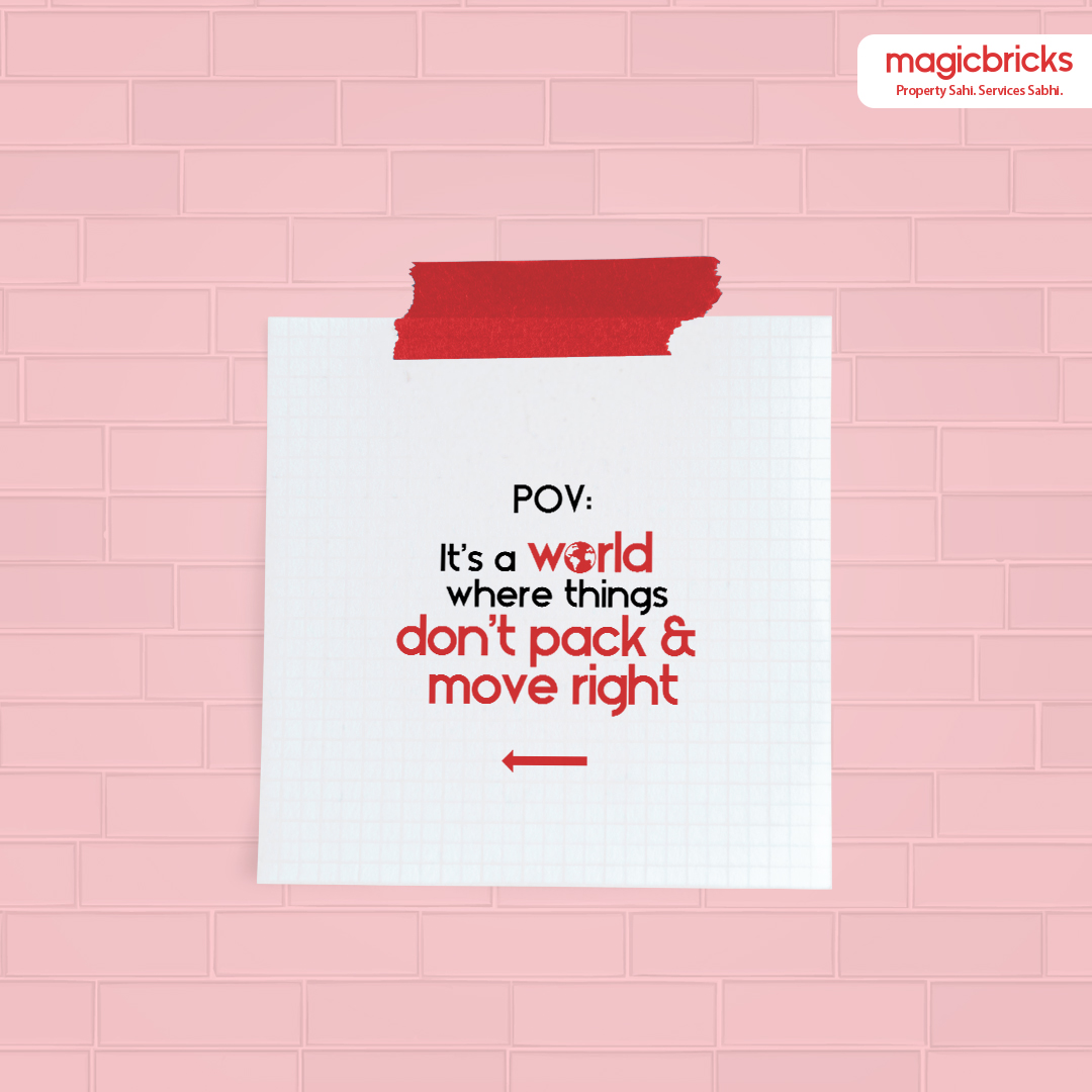 magicbricks's tweet photo. Dard baantne se kam hota hai. Aur Magicbricks ke saath packing & moving ka dard duur hota hai.
#Magicbricks #PropertyBhiServicesBhi #PropertyServices #DreamHome #IndianRealEstate #MBlogs https://t.co/NnZIrXaKrk