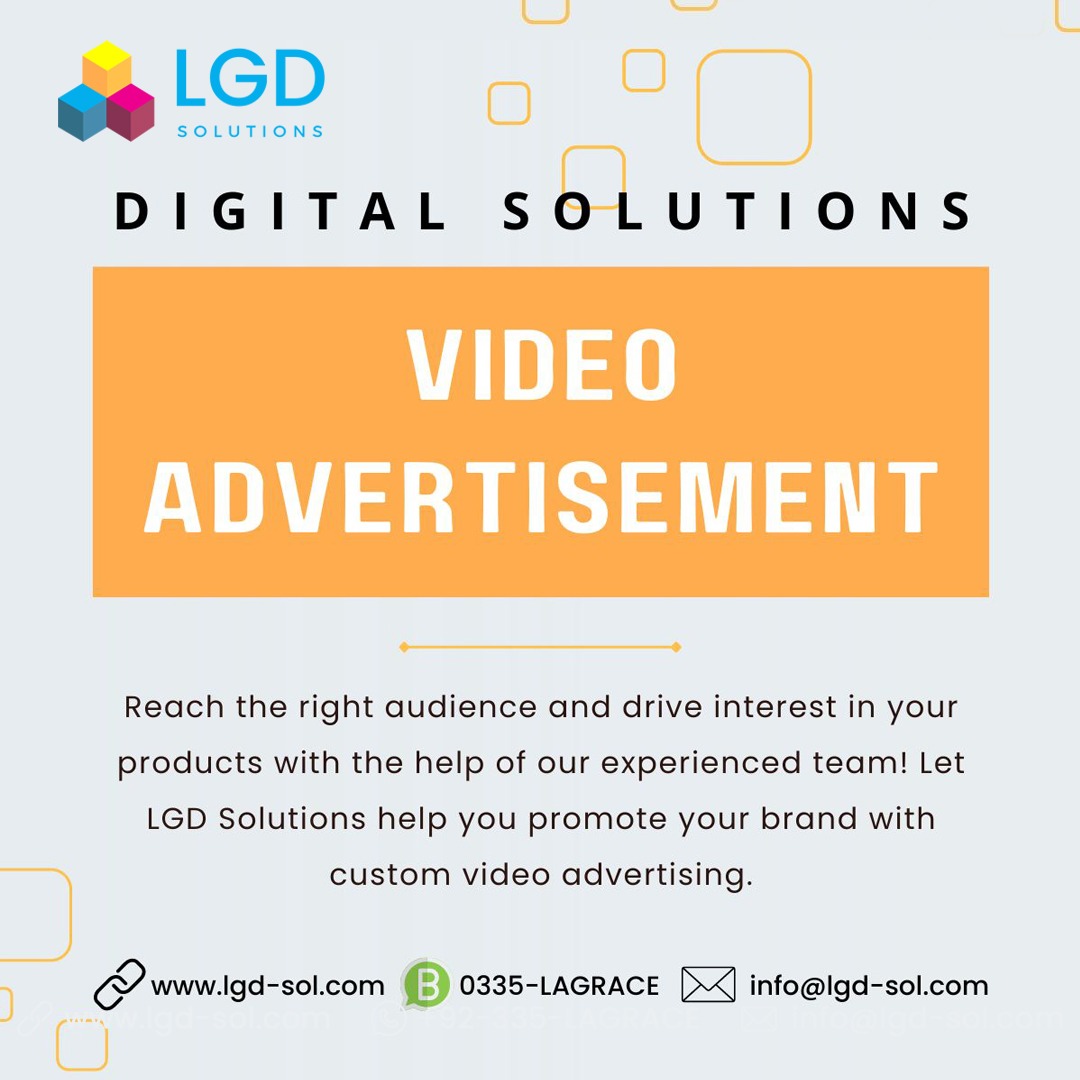 Make Your Videos Stand Out!
#videoads #videomarketing #videoadvertising #digitalmarketing #marketing #videoproduction #socialmedia #facebookads #youtube #advertising #ads #branding #googleads #videoediting #seo #productvideo #filmmaking #promotionalvideo #animation #lgdsolutions