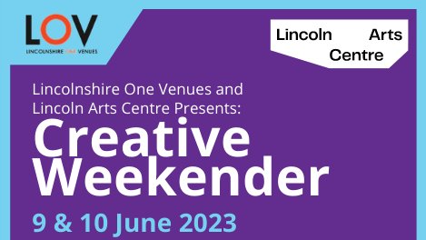 CALL OUT TO LINCS CREATIVES! We are holding a Creative Marketplace as part of the Creative Weekender (9th &amp; 10th June) with <a href="/LincsArtsCentre/">Lincoln Arts Centre</a> on 9th June from 3pm to 6pm. Be part of it and promote yourself and your work or services, email jdobbs@lincoln.ac.uk for more info.
