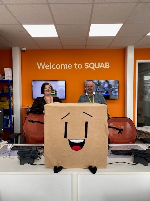 Self Storage Stan has been on his travels again. This time visiting <a href="/SquabGroup/">Squab Group</a>. Here he is being given the VIP treatment by their fabulous team in Evesham. It's almost like that smile is stitched onto his face...
#selfstorage #makingUKstorageGreater #SSAUKConf2023