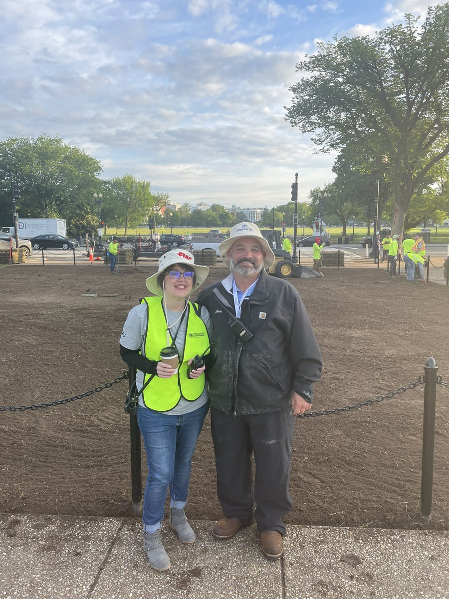 6 stations 220 volunteers $1.2 million in @JohnDeere equipment 1,023 plants A lot of sod 4 truckloads of mulch The 2023 #NationalGolfDay service project around the @NationalMallNPS Washington Monument is underway soon — we’re honored for the opportunity to give back.