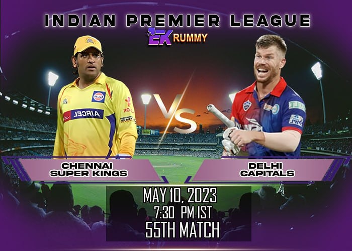 ekrummy_money's tweet photo. CSK 🆚 DC __ Capitals will be looking to continue their winning streak, while Delhi will be looking to climb up the points table. It will be interesting to see which team comes out on top in this crucial encounter. 🥶
#EKRummy #IPL2023 #ChennaiSuperKings #DelhiCapitals #match55 https://t.co/g9pymLTJXo