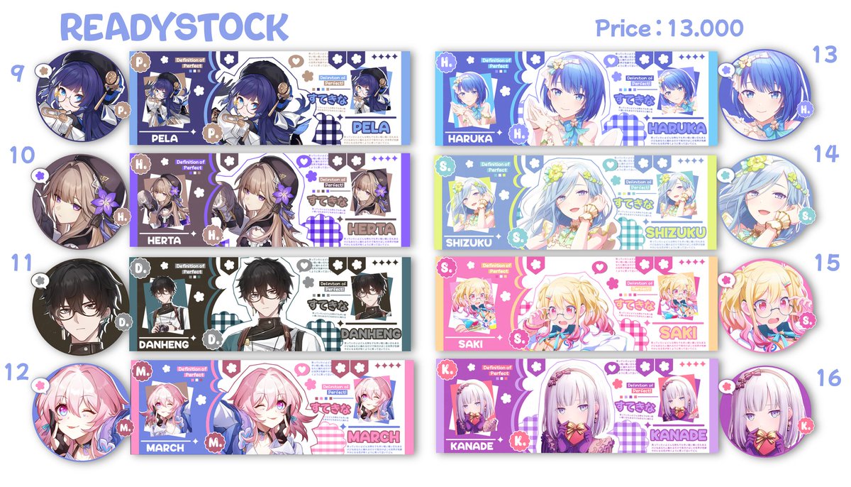 rsitsu's tweet photo. haloo!  help rt please?  makasii ♡  

ise bawa layout 2D readystock chara genshin, hsr, project sekai sama nagi bluelock 1 nyempil nih  ☆___☆   bisa di ambil jam 19.45 nantii!  boleh booked dulu tanpa fee  ♡   ayo jajan! 

#zonauang #zonaba #zonajajan https://t.co/dDOLCOjHUa