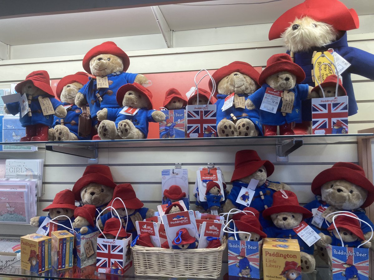 jim_girvan's tweet photo. Great big #peterrabbit and lots of #paddingtonbear @rainbowdesigns1 #thecornershop #windmere #cardgains @CyrilService @Prog_Greetings @greetingstoday https://t.co/1Ca2l9uOQK