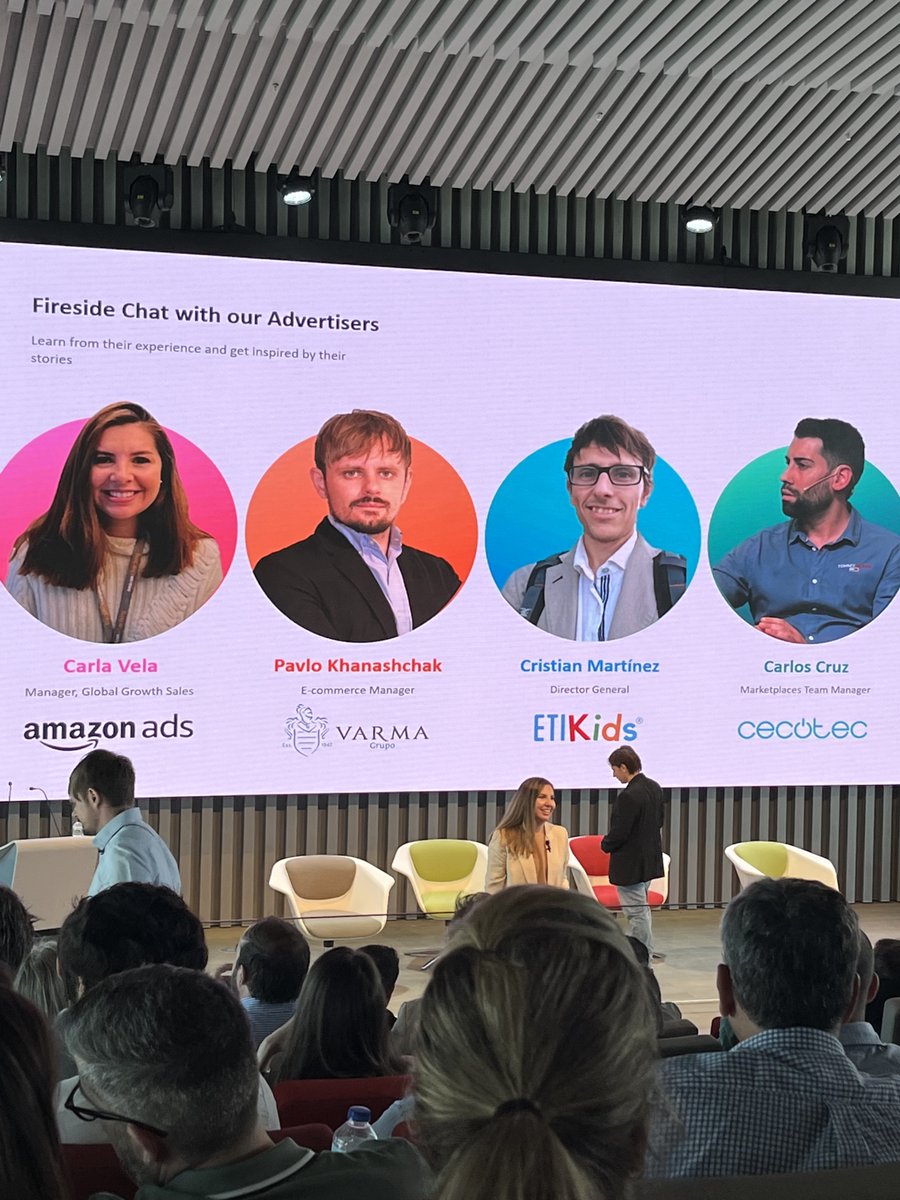 migueldie's tweet photo. Estamos hoy en el #evento de @AmazonAds en sus oficinas de la #TorreCepsa 🏢en #Madrid.
Muy interesante esta mesa redonda.
Hablamos @CECOTECoficial ?

#Amazon #experts #consultora #marketplace #tech #IT #event #events https://t.co/XbyfCIgFvj
