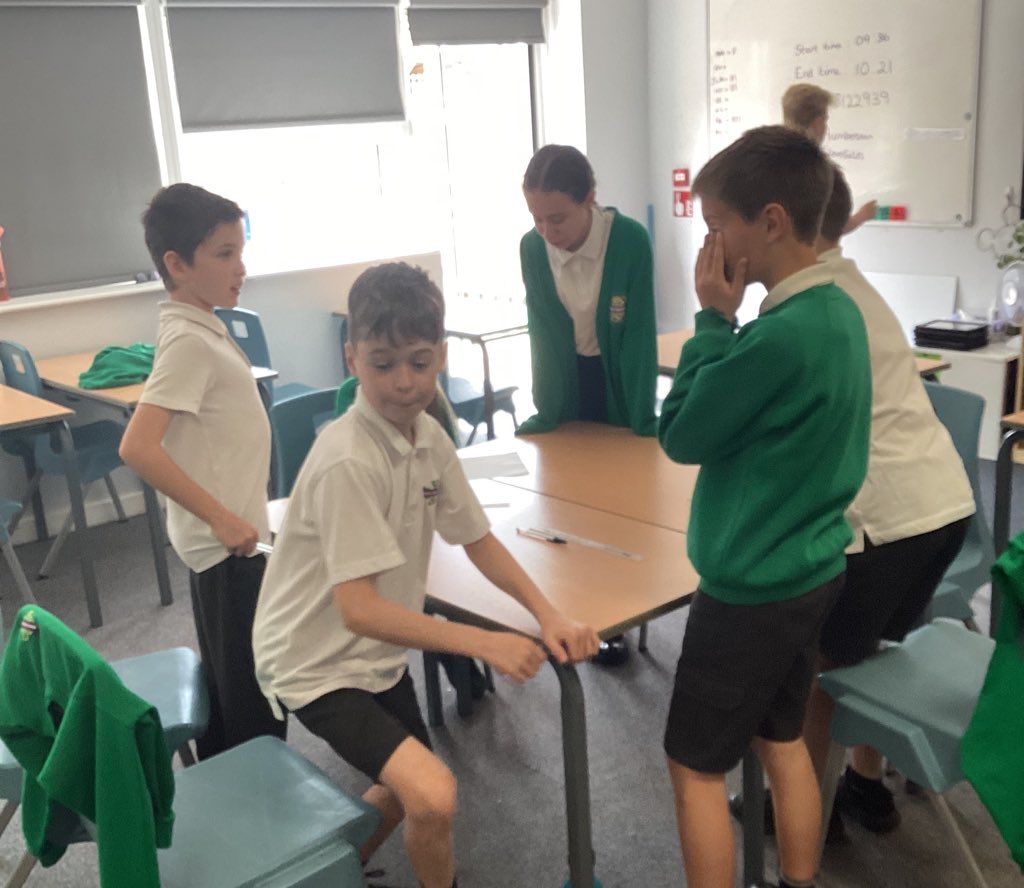 CloverfieldsSch's tweet photo. Lions class worked collaboratively to complete a running dictation activity.  We had to recall the entire passage of text, retrieve key words and ensure our spelling was correct, especially the year 5/6 statutory spelling words! 📖📖#CloverfieldsEnglish #CloverfieldsReading https://t.co/DyTbxOIHqy