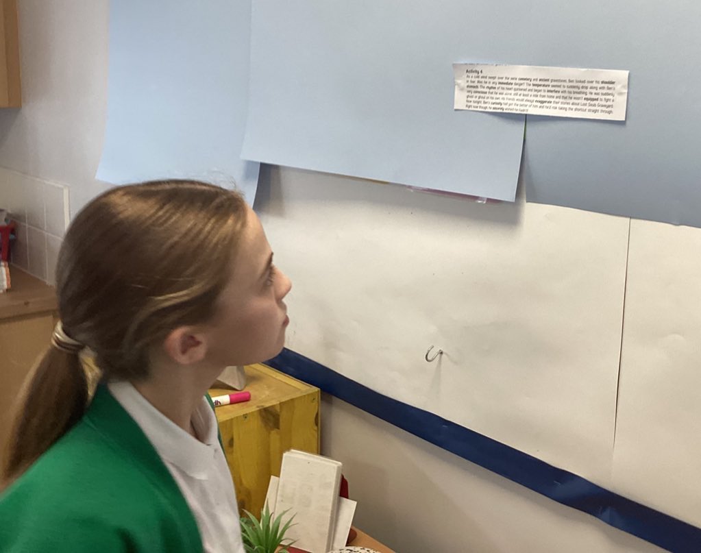 CloverfieldsSch's tweet photo. Lions class worked collaboratively to complete a running dictation activity.  We had to recall the entire passage of text, retrieve key words and ensure our spelling was correct, especially the year 5/6 statutory spelling words! 📖📖#CloverfieldsEnglish #CloverfieldsReading https://t.co/DyTbxOIHqy