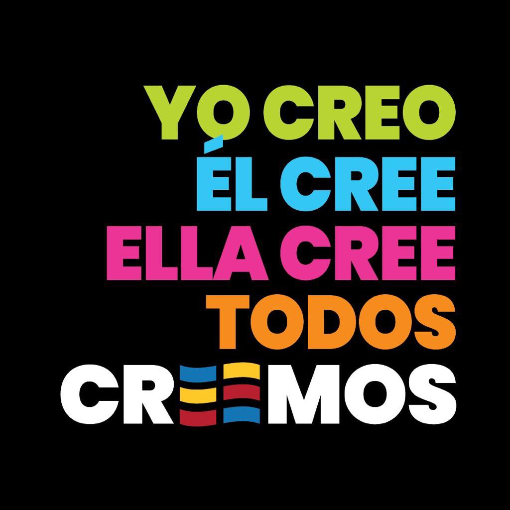 creemosco's tweet photo. El partido de todos #Creemos https://t.co/1OumuFrAME