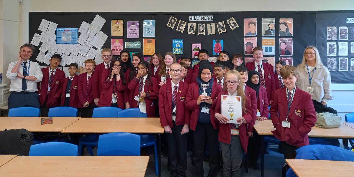bingleygrammar's tweet photo. Congratulations to 7W3 who won Mrs Roberts HOY award last week!  The whole form had the correct uniform and equipment all week, Well Done all! https://t.co/tsFRmU4wSe