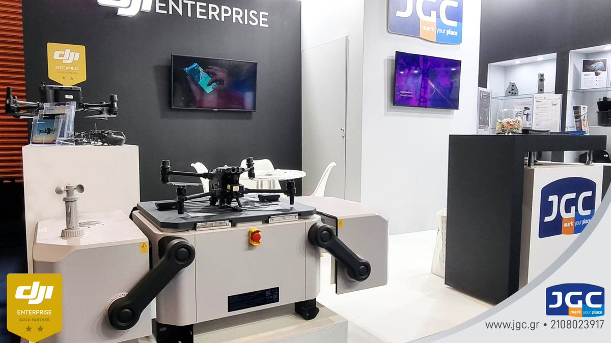 JGC_SA's tweet photo. H JGC, μοναδικός Gold Partner της DJI Enterprise στην Ελλάδ��, παρουσιάζει το DJI Dock. Έναν ανθεκτικό και αξιόπιστο σταθμό, κατασκευασμένο να λειτουργεί αδιάκοπα.
Δείτε το από κοντά στην έκθεση DEFEA 2023 (Hall 4/Περίπτερο D26).
☎️2108023917
🌐 https://t.co/ztkByut4Am https://t.co/ZouR2IPp95