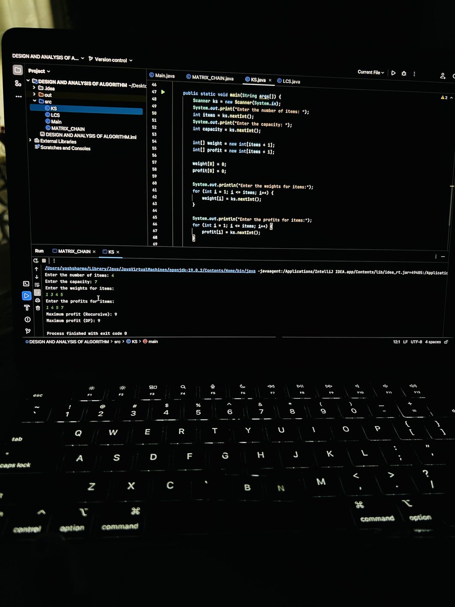 yash____sharma_'s tweet image. Day 2: 0-1 Knapsack Problem
#30daysofcode #30daychallenge #30dayscodechallenge #DynamicProgramming #DSA #Engineering