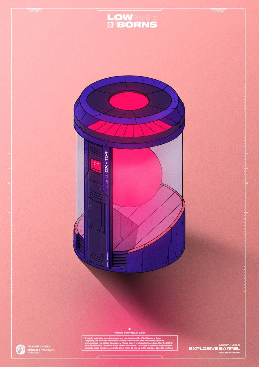 stellarioninc's tweet photo. In-game concept:

[A deadly explosive barrel designed and manufactured by Stellarion Weapons Corp. 
Originally] 🧨🧨🧨 https://t.co/gSLqnVJfQ0