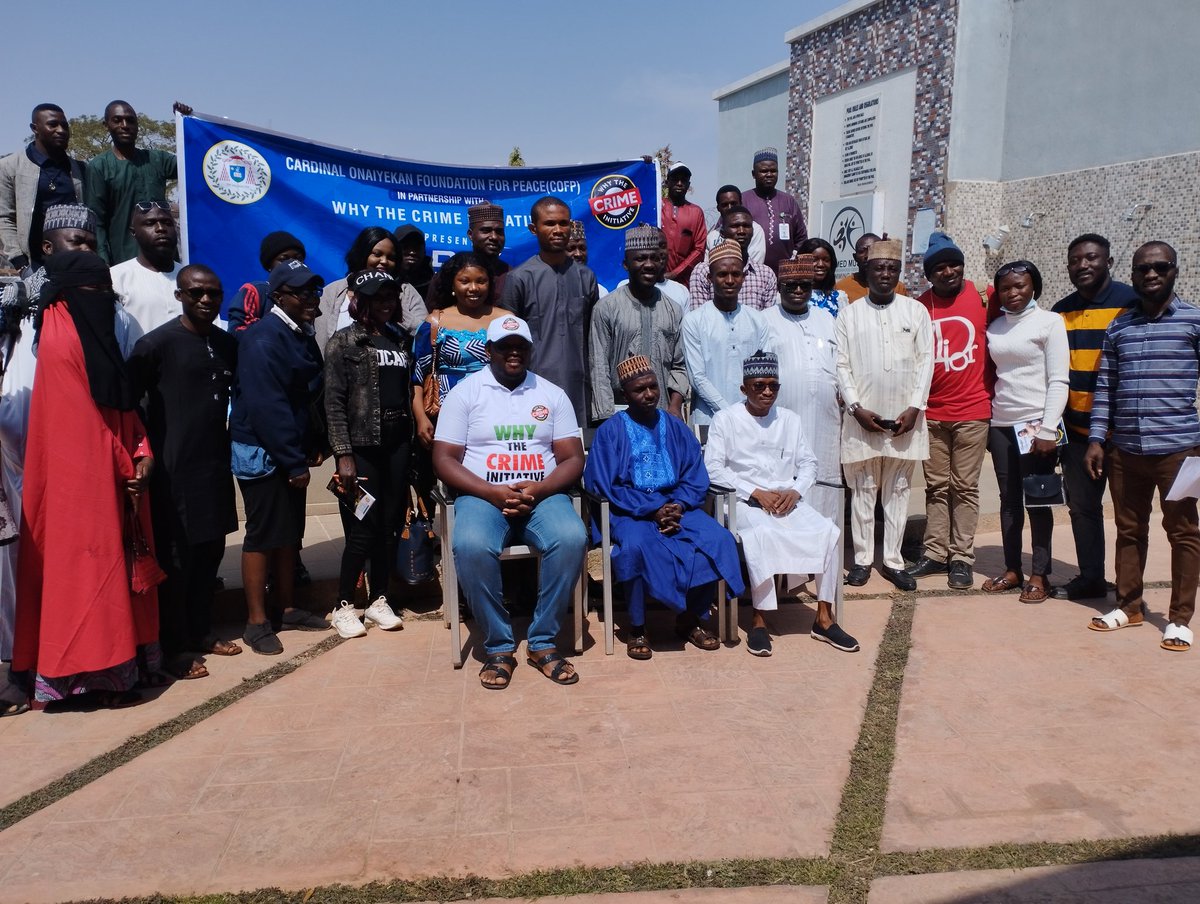 Carried out a community project on the role of young religious leaders in the protection of holy sites and places of worship.
A beautiful interaction between young  christians and Muslims in Kaduna, Nigeria.
Powered by COFP Foundation
<a href="/Cofpofficial/">Cardinal Onaiyekan Foundation for Peace</a>