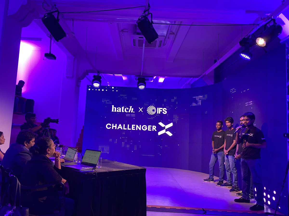 hatchonline's tweet photo. Kicking off ChallengerX Demo day! @ifs
#incubatorprograms https://t.co/nwYeVlOgr2
