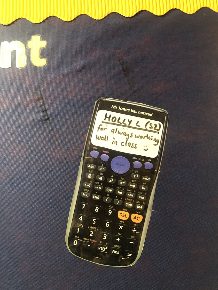 Well Done everyone on our Maths Recognition Wall last week! Keep up the good work 🌟🌟 <a href="/KirkcaldyHigh/">Kirkcaldy High School</a>