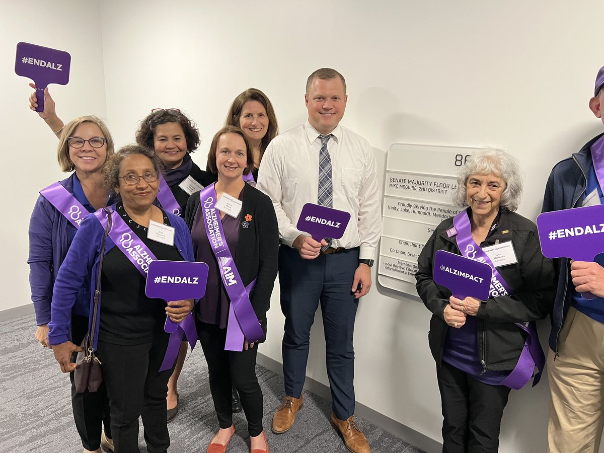 Thank You!💜 
Chris Nielsen @ilike_mike staff for meeting with us Please #care4ALZ  by coauthoring AB 21 (Gipson), SB 639 (Limón) & AB 387 (Aguiar-Curry). #EndALZ! @AlzNorCalNorNev @californiaalz