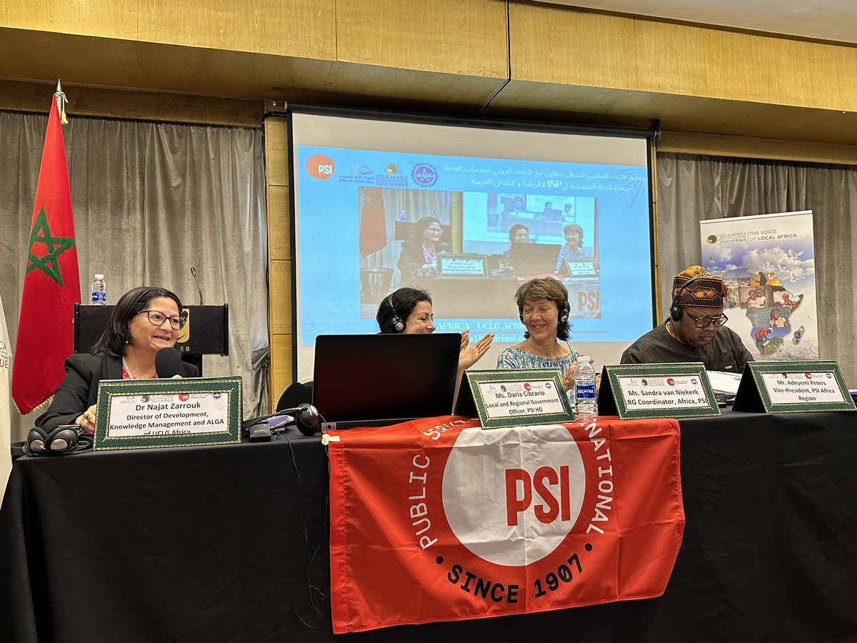 “During the pandemic, every time you washed your hands or face there was a #LRG employee working hard to make sure you got that #water” Dr Najat Zarrouk <a href="/UCLGAfrica/">CGLU Afrique</a>