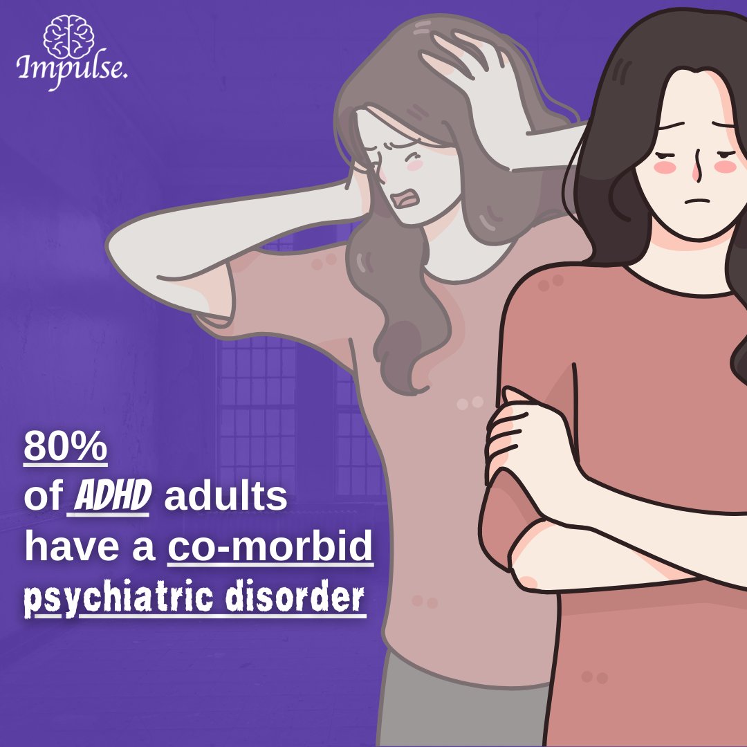 ADHD and mental health are more closely linked than most people realise. In fact, studies show that up to 80% of individuals with ADHD may have at least one co-occurring mental health condition. 🧠
 #ADHD #mentalhealthawareness