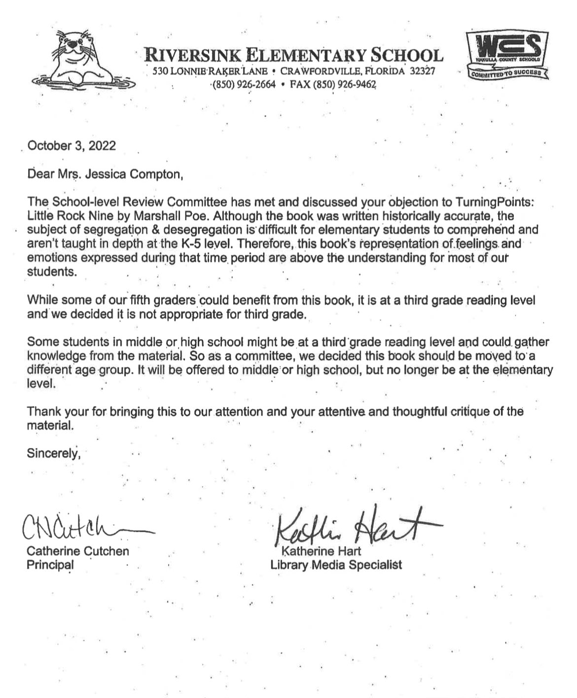 Florida Freedom to Read Project on Twitter: "We were surprised to see the  graphic novel LITTLE ROCK NINE on the FLDOE survey results for removed  books in Wakulla Schools. We reached out