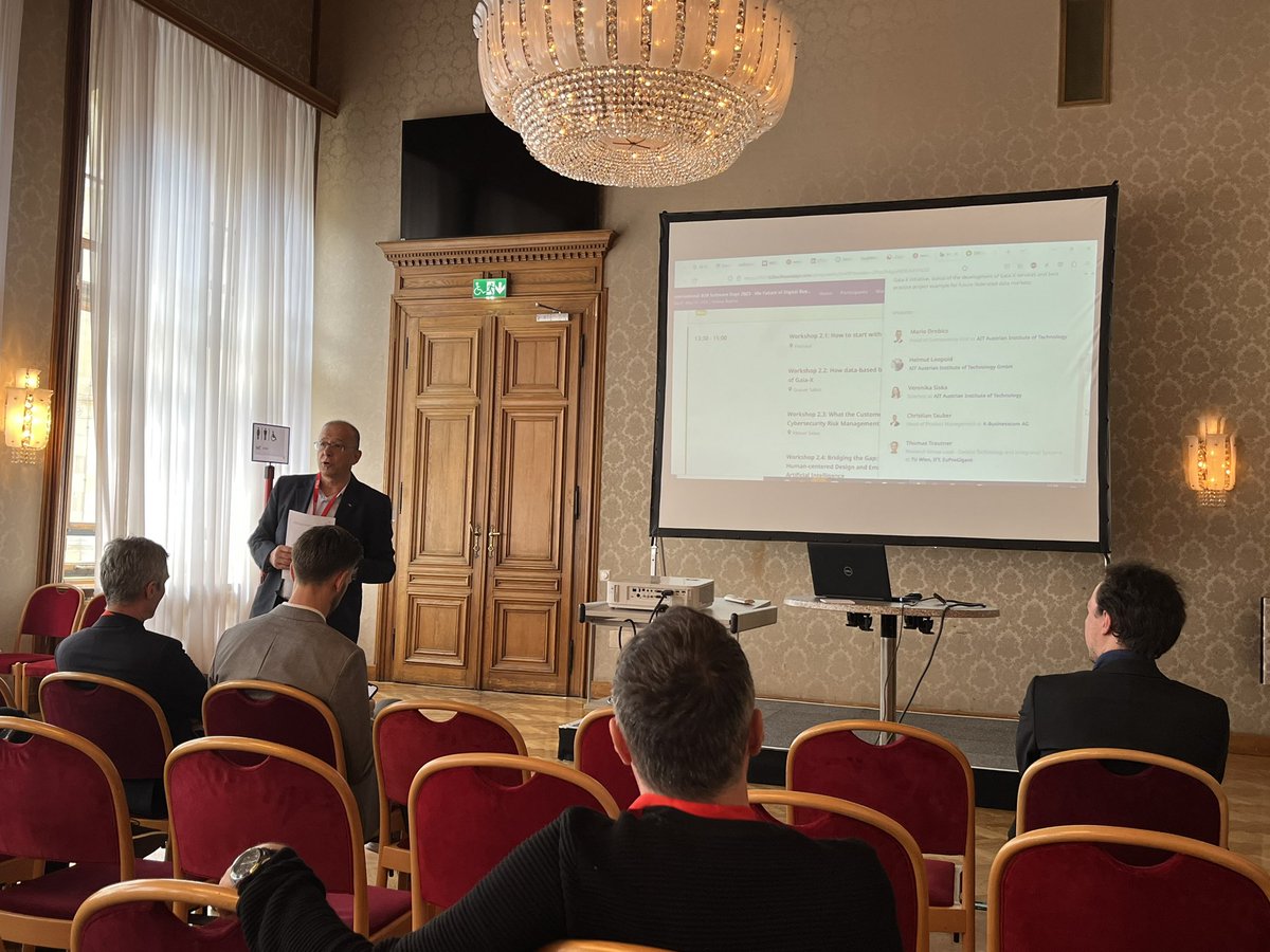 archimate's tweet photo. .@HelmutLeopold1 of Gaia-X Hub #Austria kicking off the workshop “How data-based business models can be part of #GaiaX”.
#SWDays23 https://t.co/IJrssd5D4P