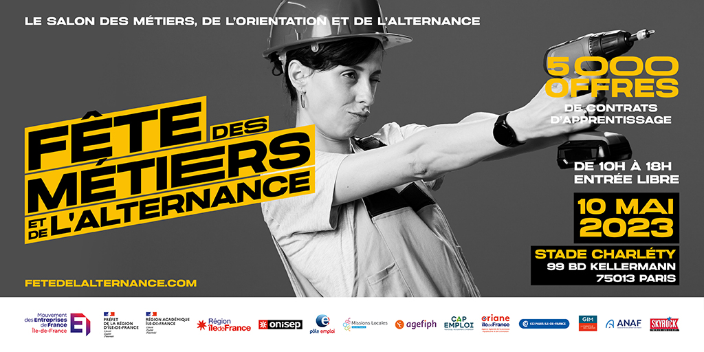 ⏳J-1 avant avant la #FêtedesMétiers et de l'#Alternance organisé par le <a href="/Medef_IDF/">MEDEF Île-de-France</a> 
RDV au <a href="/stadecharlety/">Stade Charléty</a> 🏟️ demain à partir de 10h, les #MissionsLocales seront présentes !