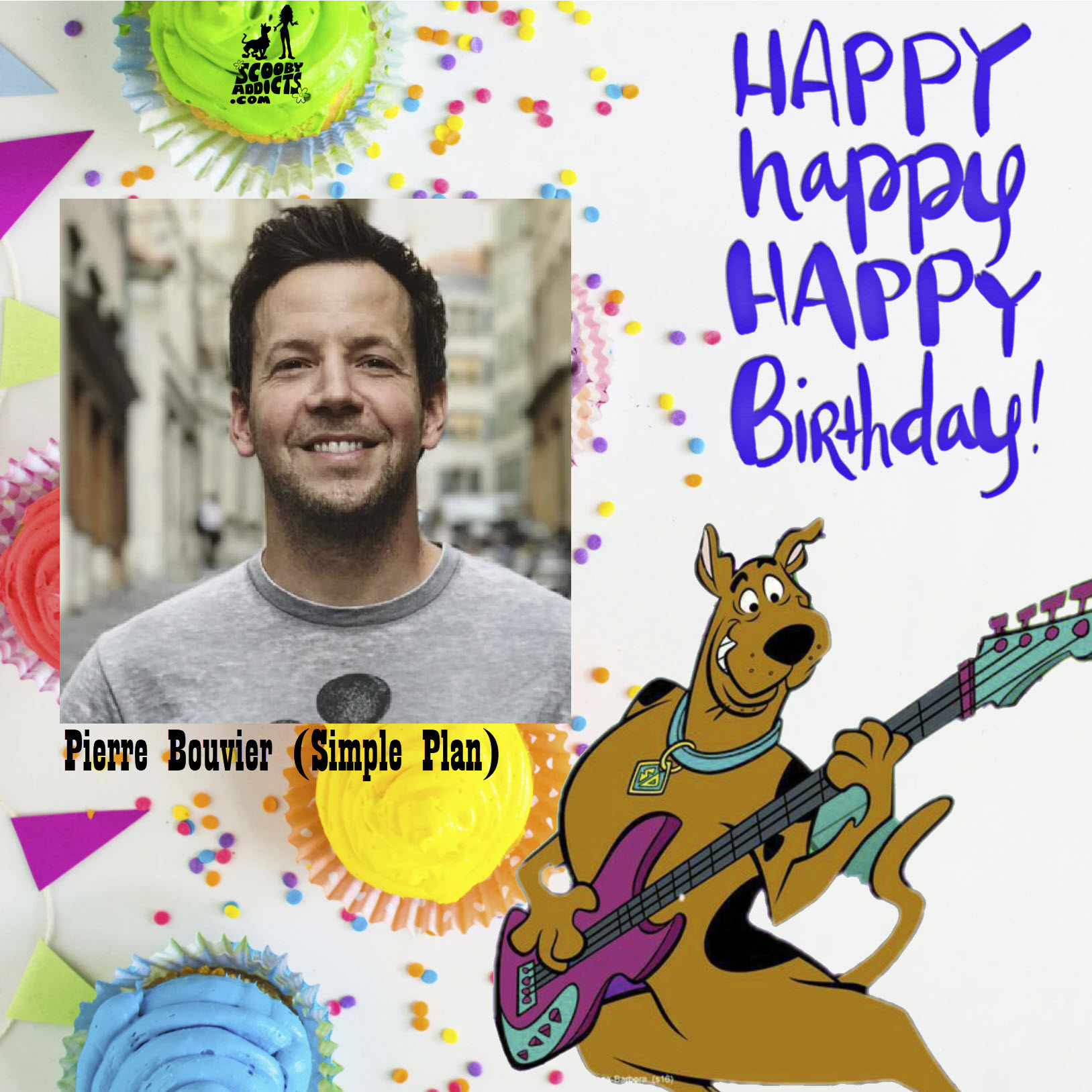 Birthdays - May 9 HAPPY BIRTHDAY Pierre Bouvier Thank you 