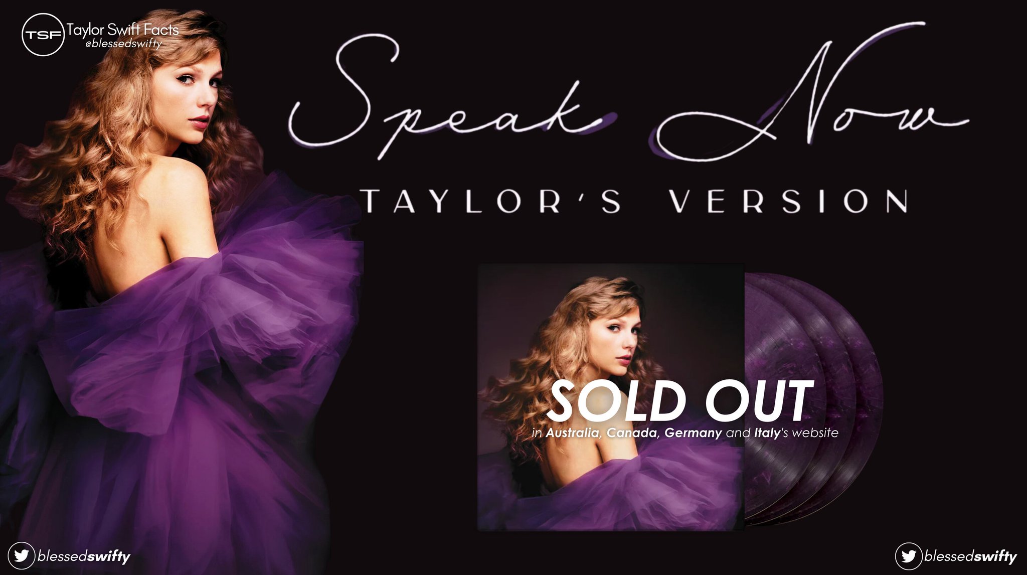 Taylor Swift - Speak Now (Taylor's Version) 3LP | Urban