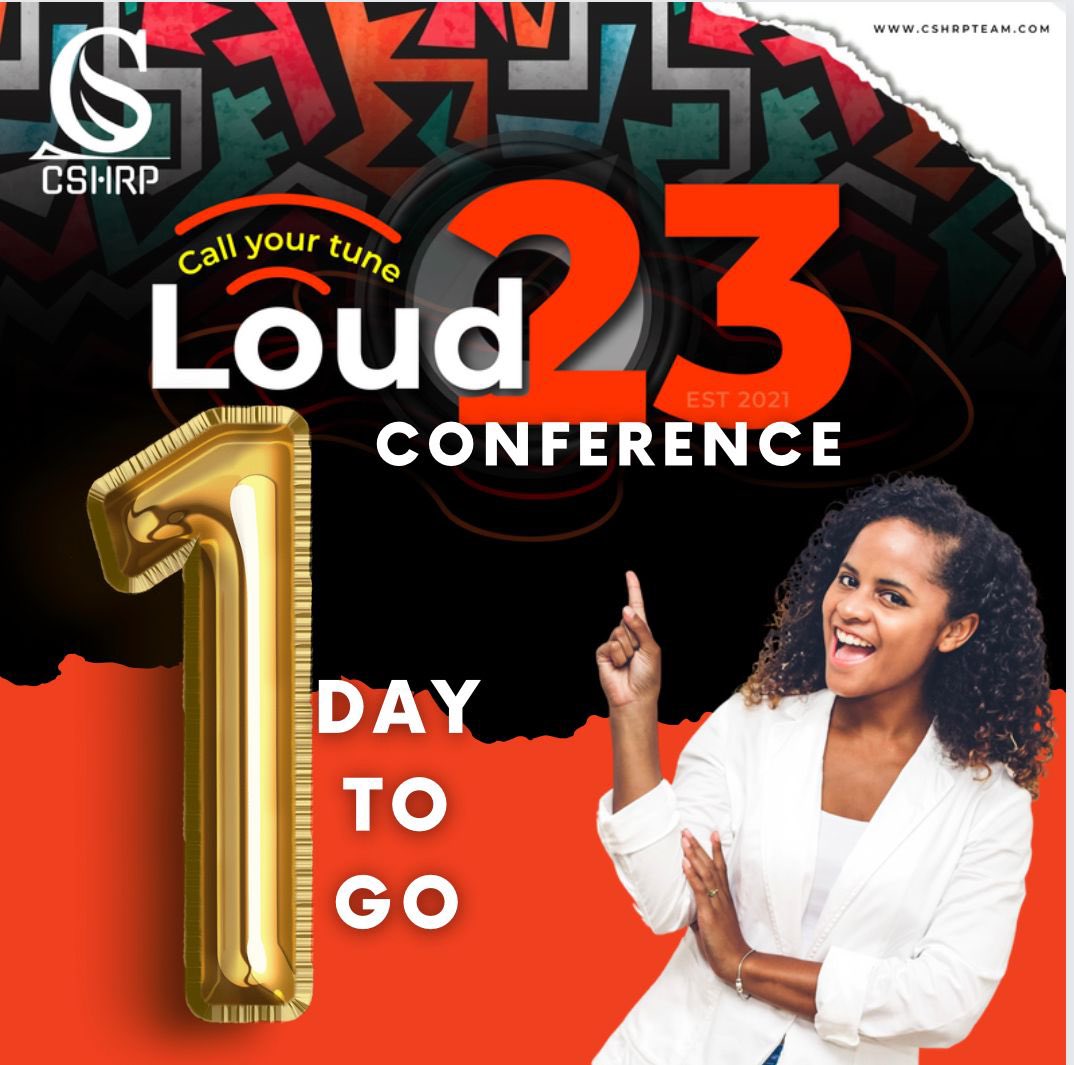 cshrpteam's tweet photo. The wait is almost over! Tomorrow, we kick off LOUD23, an immersive experience designed for business owners, business leaders, managers, and HR professionals. Register now and be a part of this game-changing event. #1DayToGo #LOUD23 https://t.co/y4IMv1pzDm