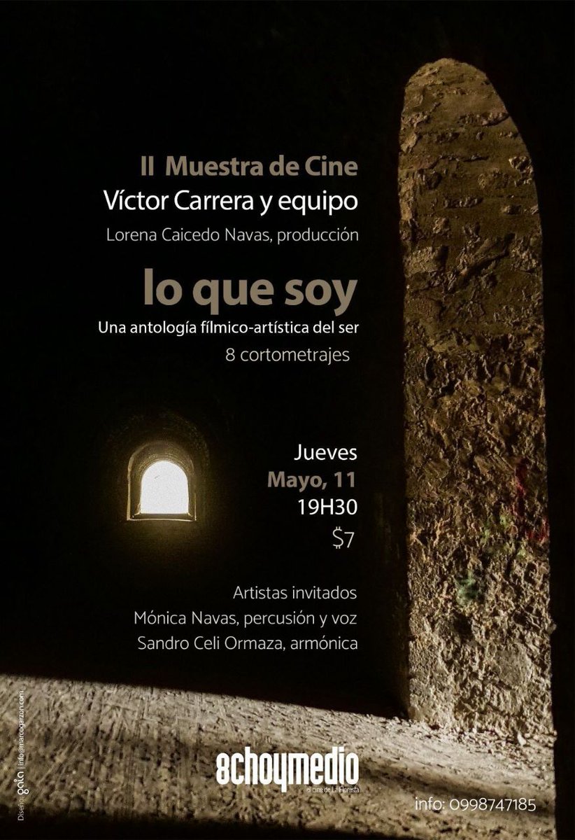 malorecaicedo's tweet photo. *Web* 🔗 
https://t.co/WAnlaqjpH4
*¿Qué?* 🎬🥁🎤🎭☕🍞
8 diversos cortometrajes, entre ellos:
Cortometraje VIDA: Ganador de NALIP SUBMMIT 2014, Los Angeles; cortometraje THE SON OF MY LIFE: Best Actor Award, 168 FILM FESTIVAL 2022. 
*¿Dónde?* 📌
Ocho y Medio https://t.co/tHoHm7BIs8