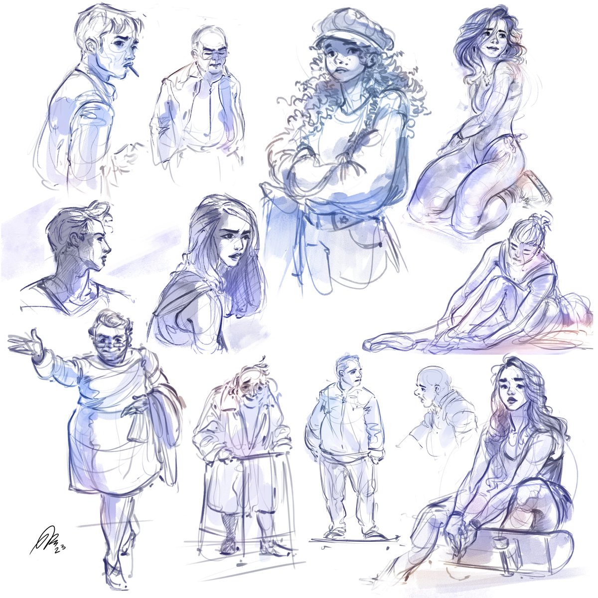 Studies and sketches ~  #sketches #sketchbook #visualart #lifedrawing