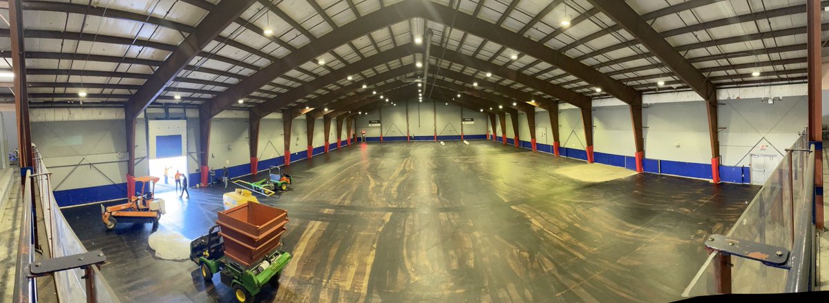 Starting to lay the new vertex core turf.  What a transformation 👍