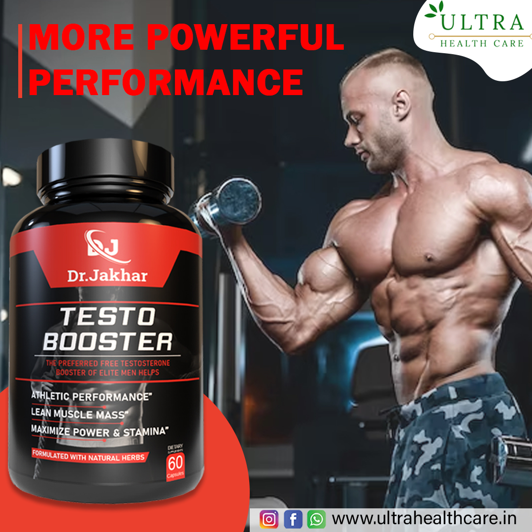 Looking to unleash your inner beast at the gym? Our Testo Booster is here to help! With powerful ingredients designed to boost testosterone levels and increase muscle mass. Don't let low testosterone hold you back!
Available on Flipkart:- bit.ly/3M6LlBs

#ultrahealthcare
