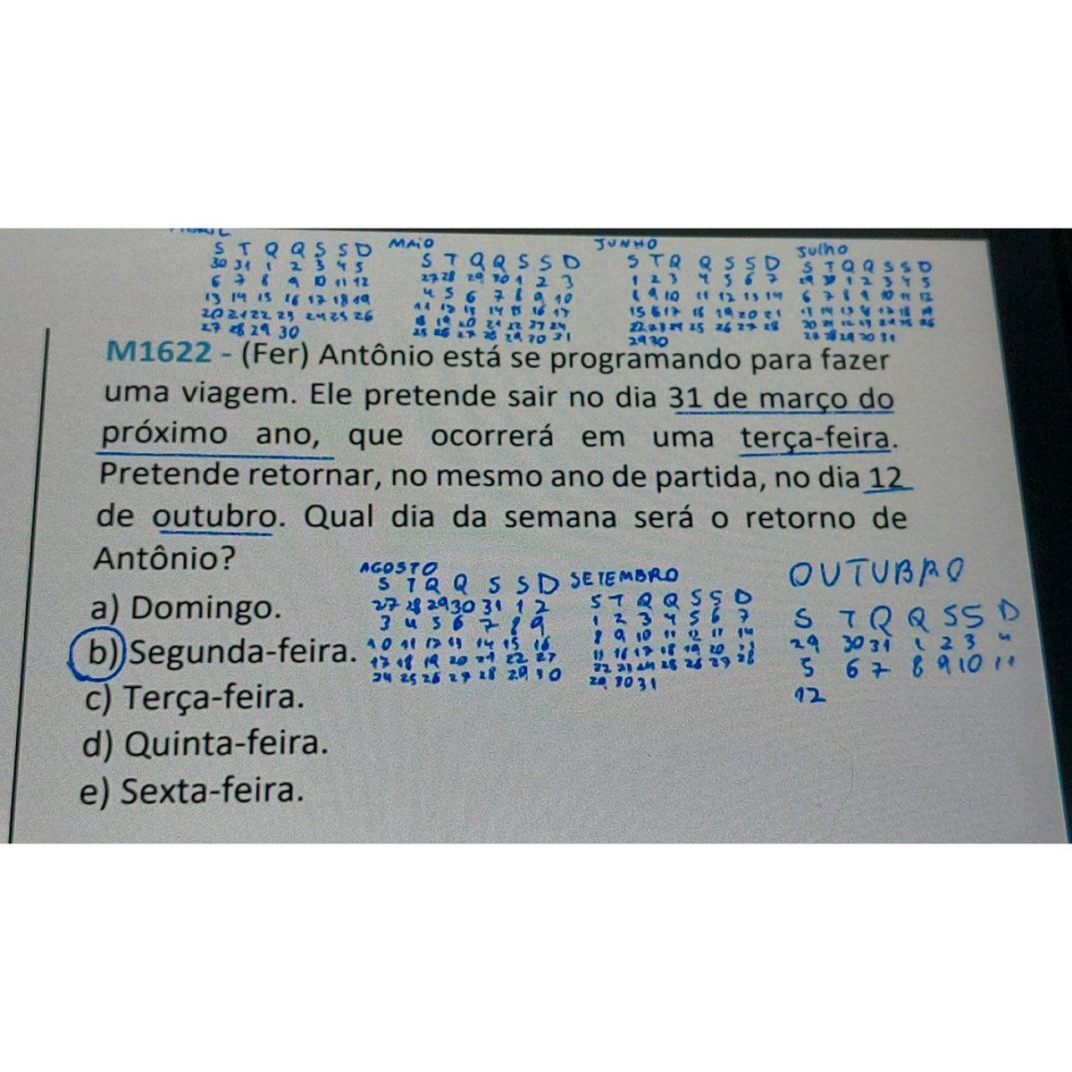 choquei's tweet photo. 🚨VEJA: Estudante viraliza ao mostrar a forma que resolveu um problema matemático na prova. Como vocês fariam? https://t.co/UYUGS57iZE