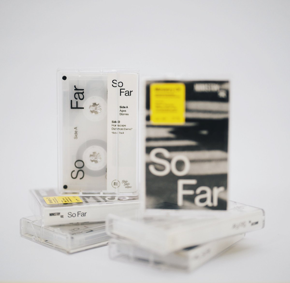 Our first ever release, "So Far", exclusively released on Record Store Day 2023 by Gabe Gabe Tapes &amp; Fictional Records. Containing 'Ages', 'Stories', 'Horoscope', and an unreleased demo; with an exclusive cover printed by <a href="/kamboja_press/">Kamboja Press</a>

Go get yours 👉🏼docs.google.com/forms/d/e/1FAI…