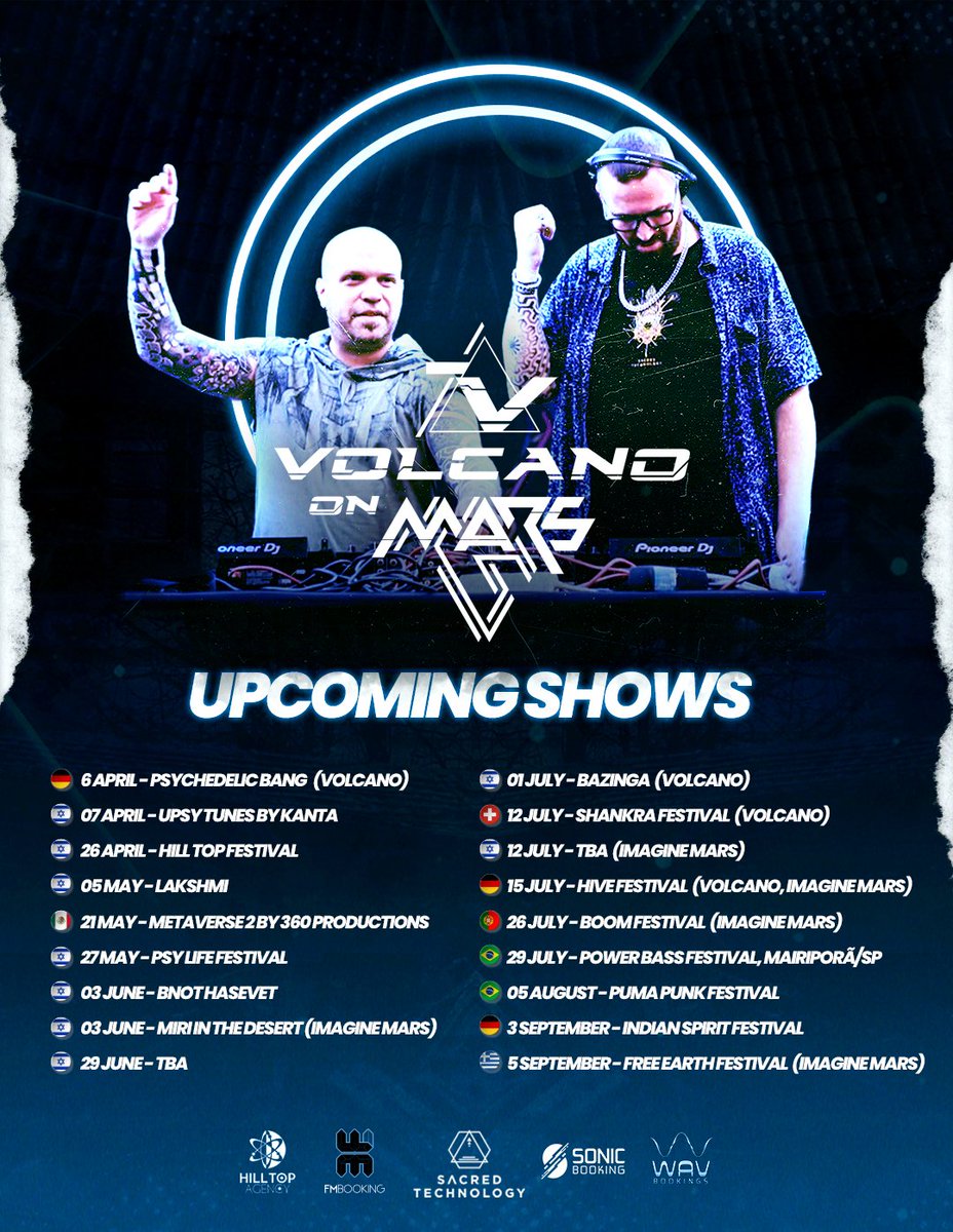 Upcoming Shows 🌍

More dates to be announced.