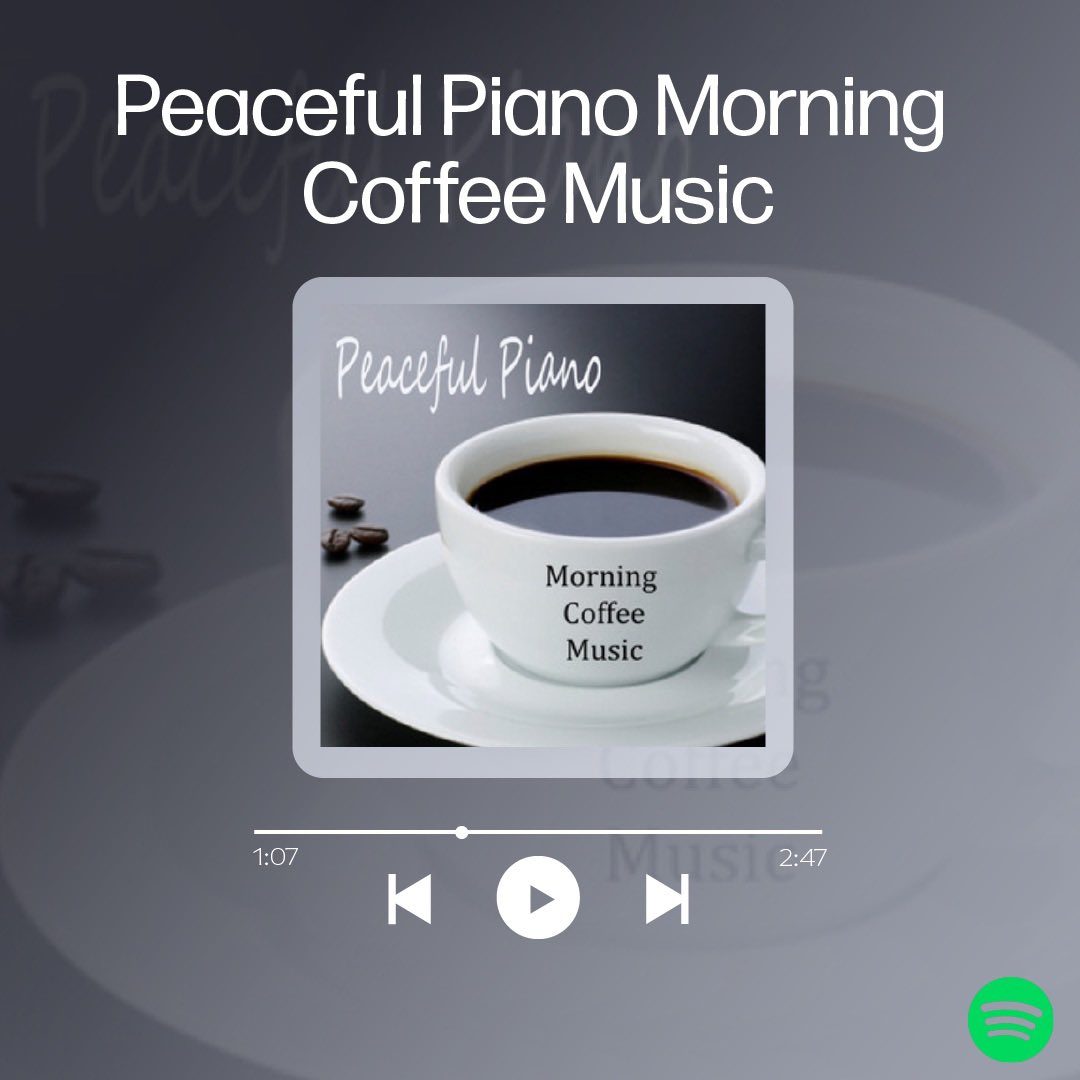 A playlist for your mornings!☀️ 

🎶 Listen here- linktr.ee/listenobg #coffee #morning #music #piano <a href="/SpotifyUSA/">Spotify USA</a> <a href="/spotifyartists/">Spotify for Artists</a>