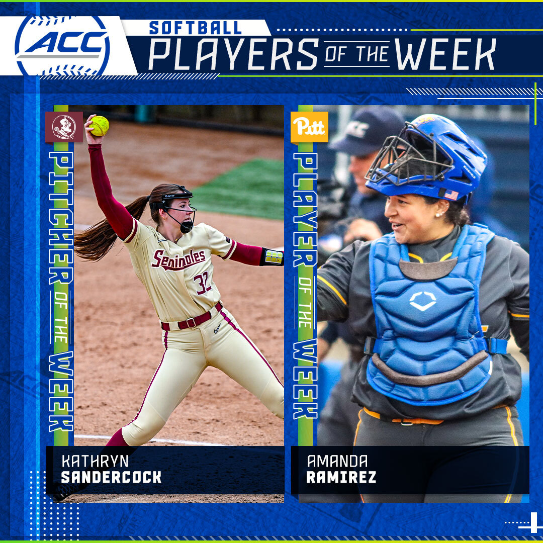 Player + Pitcher of the Week 🔥

📰: theacc.co/23SBpotw13