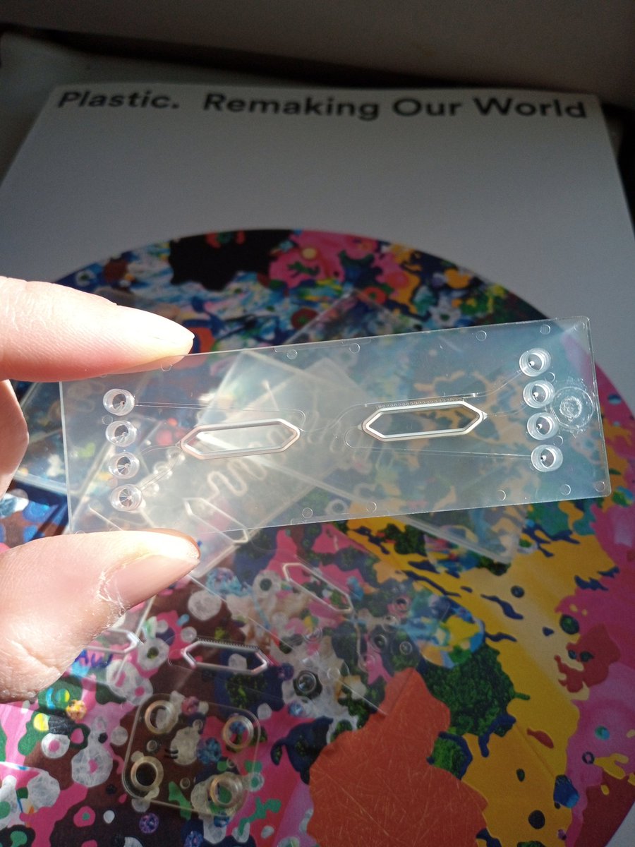 I'm off to Sustainable Plastic Live #GRIPS23 with examples of the first industrial scale molded #microfluidic chips in bioplastic ! Courtesy of <a href="/ChipShop_Jena/">microfluidicChipShop</a> Looking forward to it!